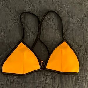 Victoria secret swimsuit top (large) orange